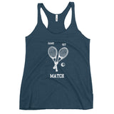 Game Set Match Tennis Women's Racerback Tank