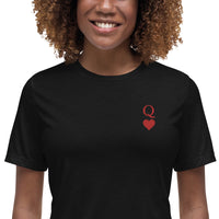 Queen of Hearts Women's Relaxed T-Shirt